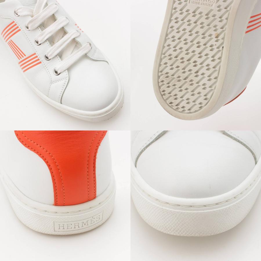 HERMES 【エルメス】Hermes アヴァンタージュ Hロゴ スニーカー 
