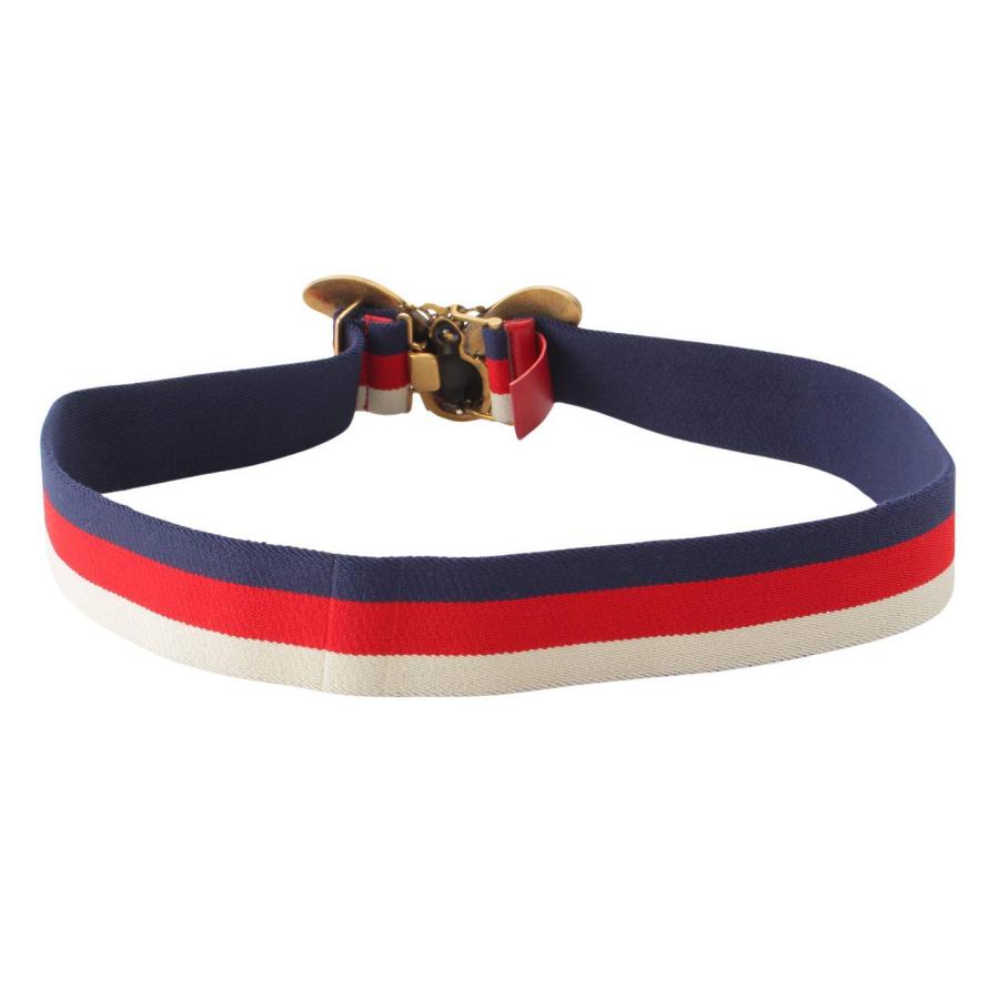 GUCCI 【グッチ】Gucci シルヴィー Beeバックル キャンバス ウェブ 