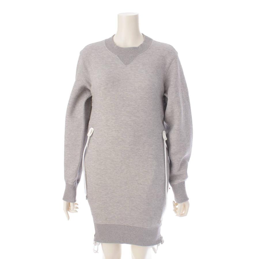 sacai 【サカイ】sacai Pre Sponge Sweat X Ma-1 Dress コットン 