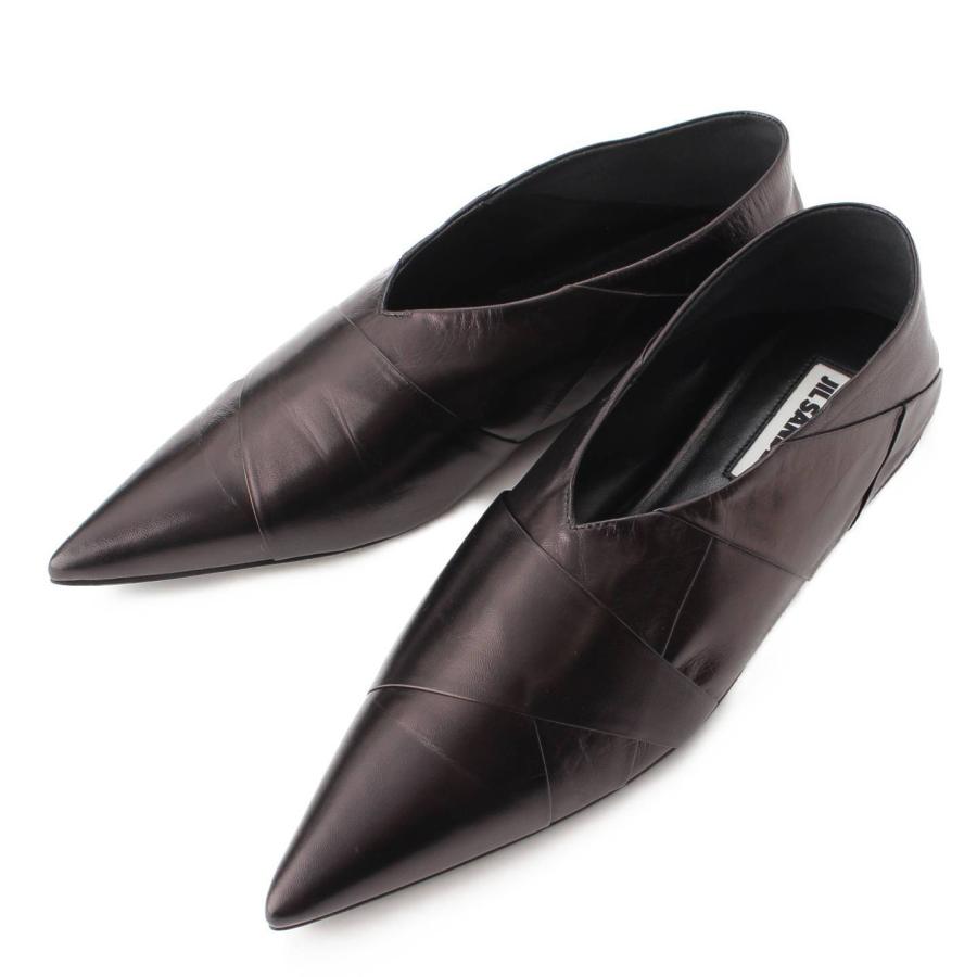 未使用　ジルサンダー　ポインテッドトウ　フラットシューズ 未使用ジルサンダーポインテッドトウフラットシューズ