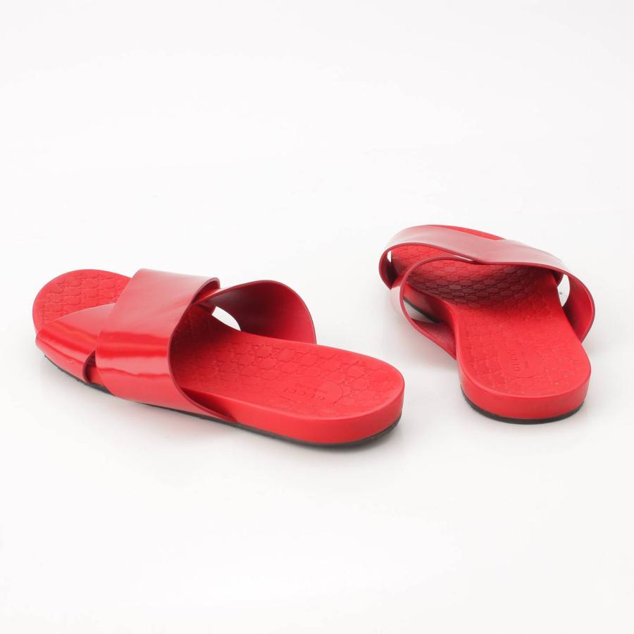 GUCCI 【グッチ】Gucci マイクロGG エンボス加工 パテント フラット  