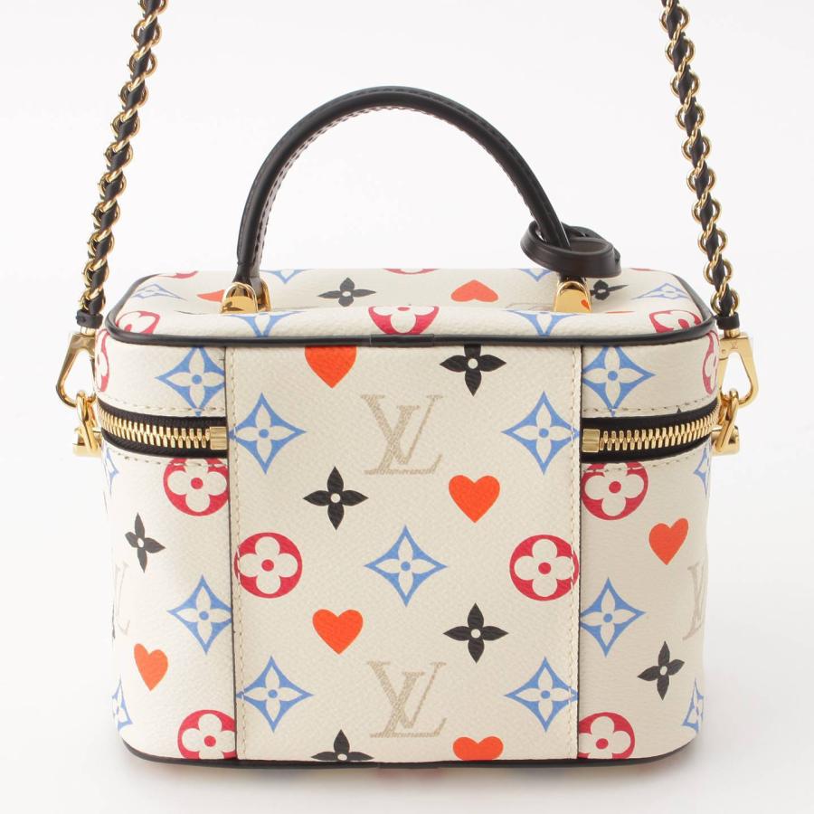 【ルイヴィトン】Louis Vuitton モノグラム ゲームオン バニティPM 2way ハンド ショルダーバッグ ホワイト【中古】203132｜retrojp｜04