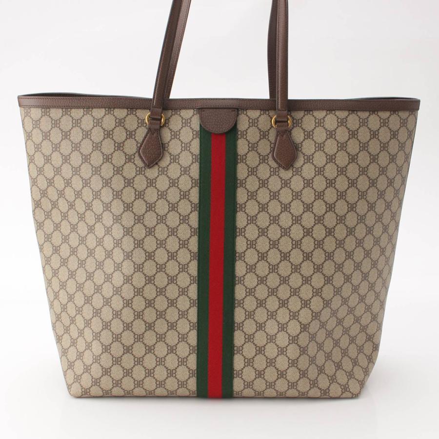 【グッチ】Gucci　バレンシアガ グラフィティ ハッカープロジェクト トートバッグ 680127 ベージュ 【中古】【正規品保証】203155｜retrojp｜04