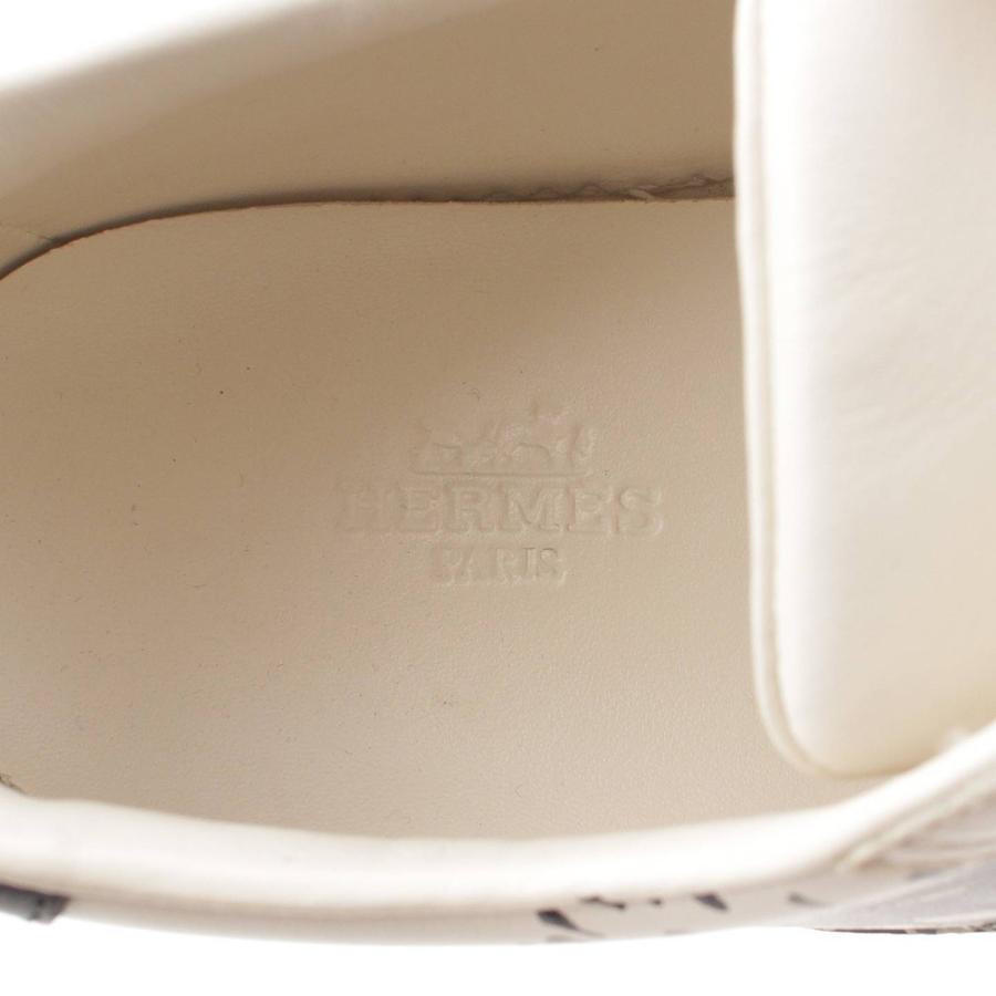 エルメス】Hermes クイッカー フレッシュペイント ロゴ ローカット 