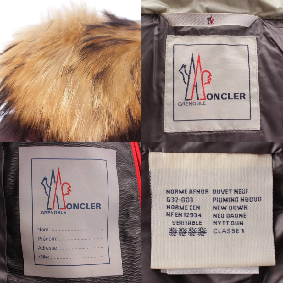 【モンクレール】Moncler　グルノーブル MAKALU ファー フード ダウンジャケット アウター 53071 パープル 0 【中古】【正規品保証】203536｜retrojp｜08