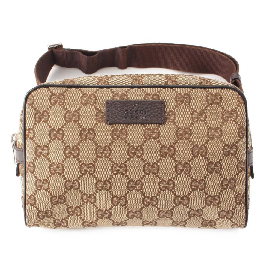 GUCCI 【グッチ】Gucci GGキャンバス ロゴ ベルトバッグ ウエスト 