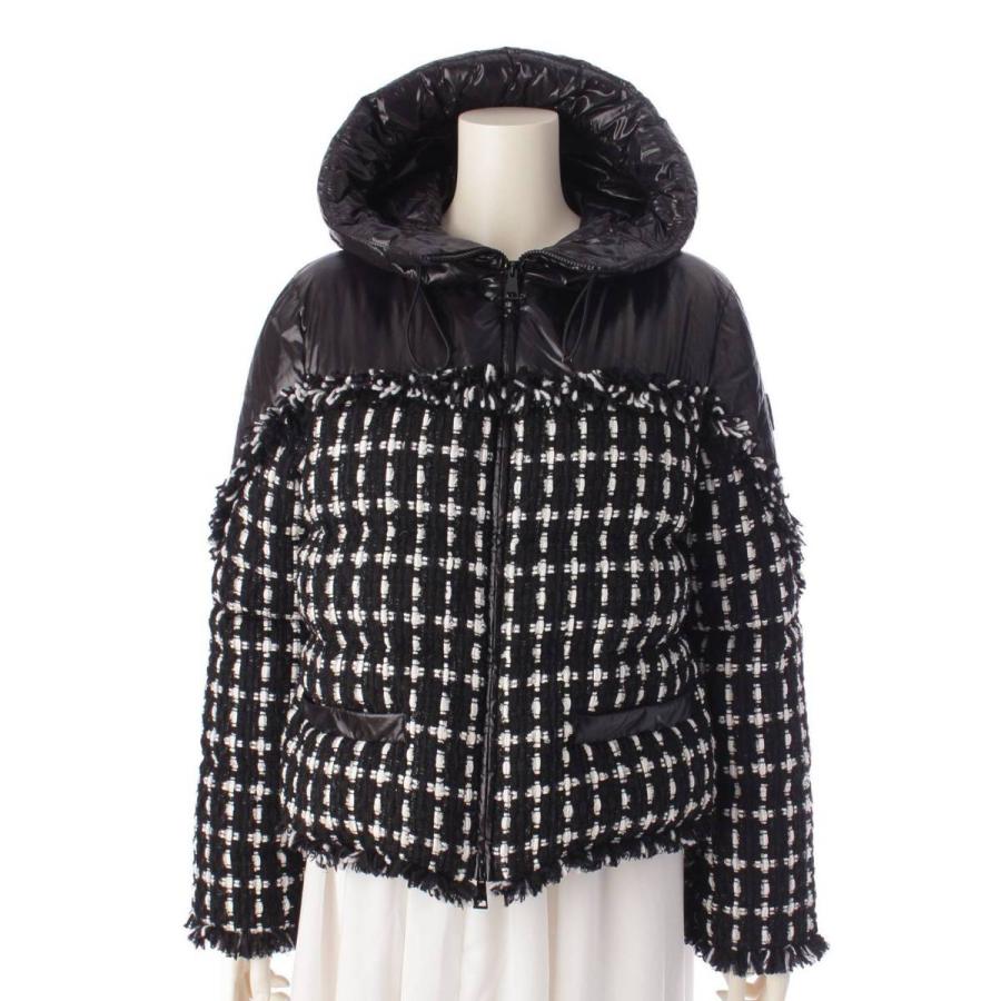 MONCLER 【モンクレール】Moncler 21年 Ginavelle ツイード切替 ダウン 