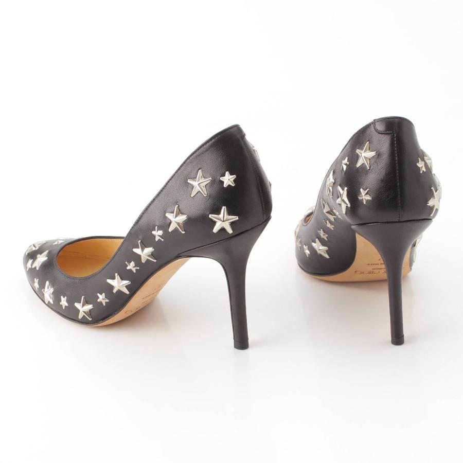 JIMMY CHOO 【ジミーチュウ】Jimmy Choo スタースタッズ レザー ヒール 