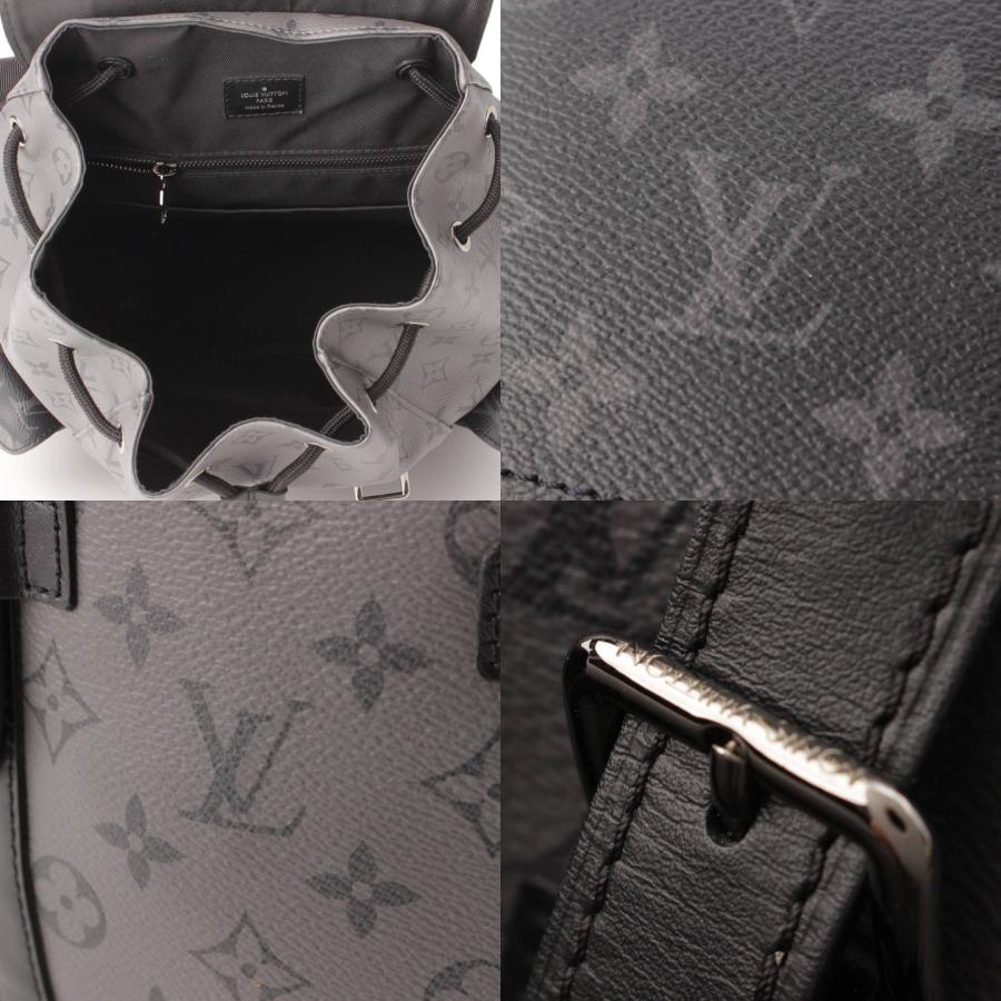 【ルイヴィトン】Louis Vuitton　モノグラムエクリプス クリストファーPM バックパック リュック M45419 ブラック 【中古】204089｜retrojp｜06