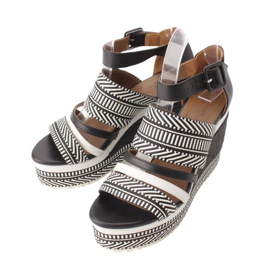 HERMES 【エルメス】Hermes ローマ エスパドリーユ ウェッジソール  