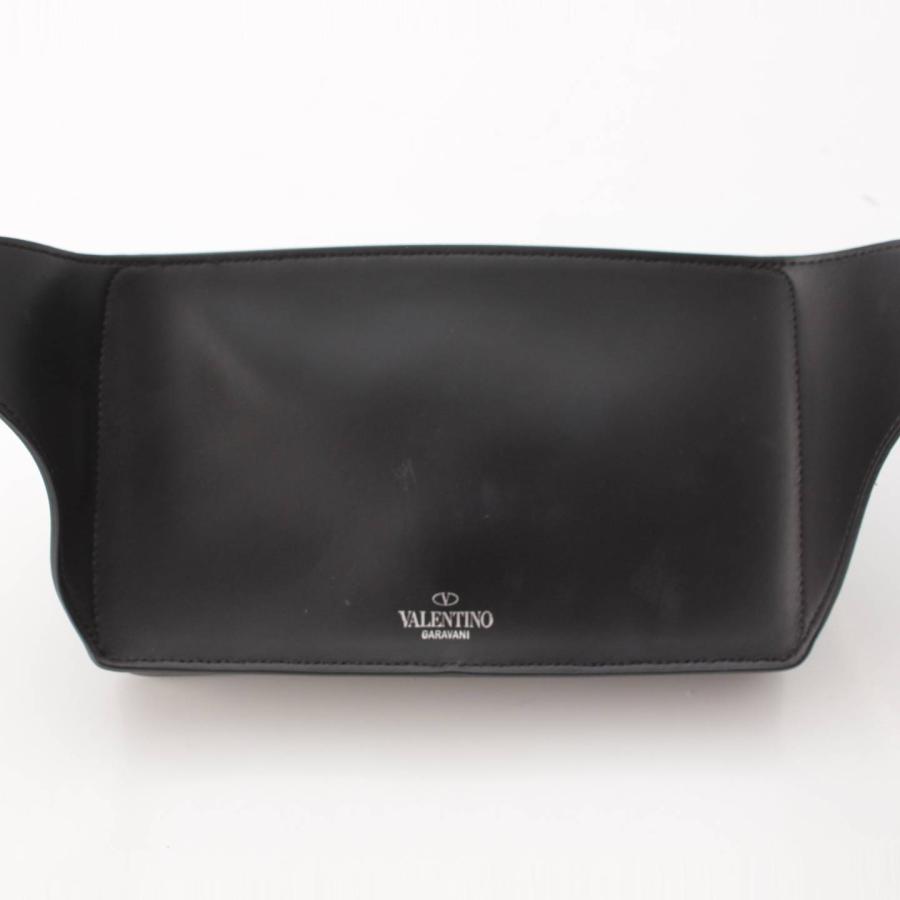 VALENTINO ボディバッグ 黒 レザー スタッズ