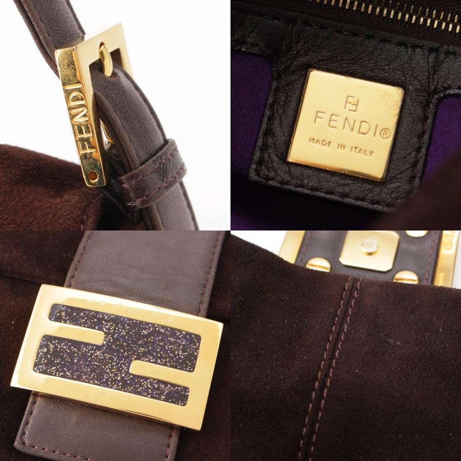 FENDI 【フェンディ】Fendi マンマバケット ラメFF スエード ワン 