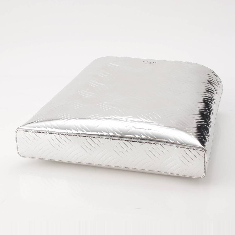 PRADA 【プラダ】Prada 水筒付き ブラッシュドレザー ショッピング  