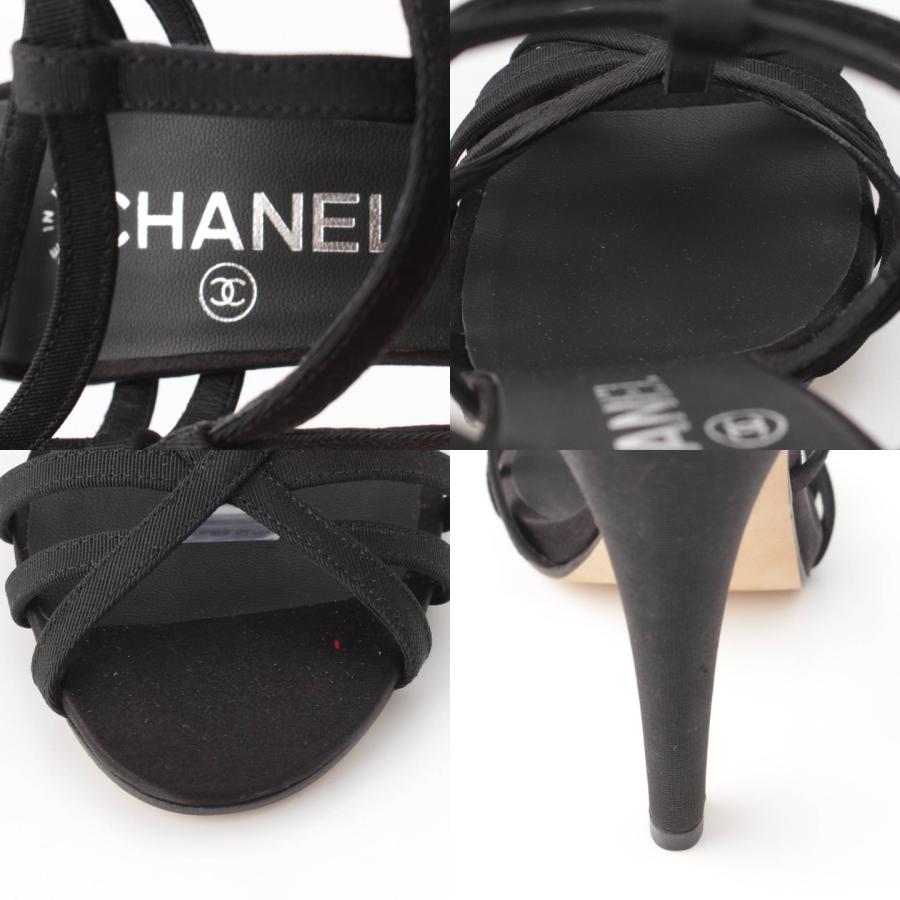 【シャネル】Chanel　14B ココマーク ストラップ パールヒール サンダル G30335 ブラック 39 未使用【中古】【正規品保証】204768｜retrojp｜07