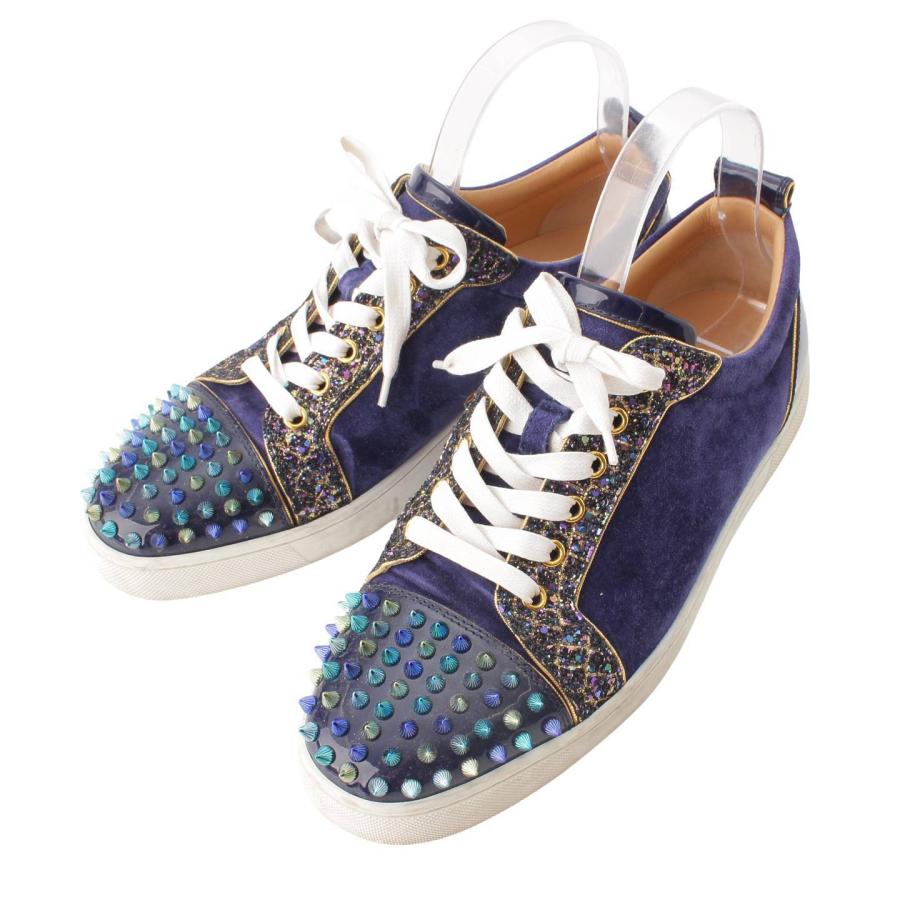 クリスチャンルブタン】Christian Louboutin メンズ スタッズ スエード 