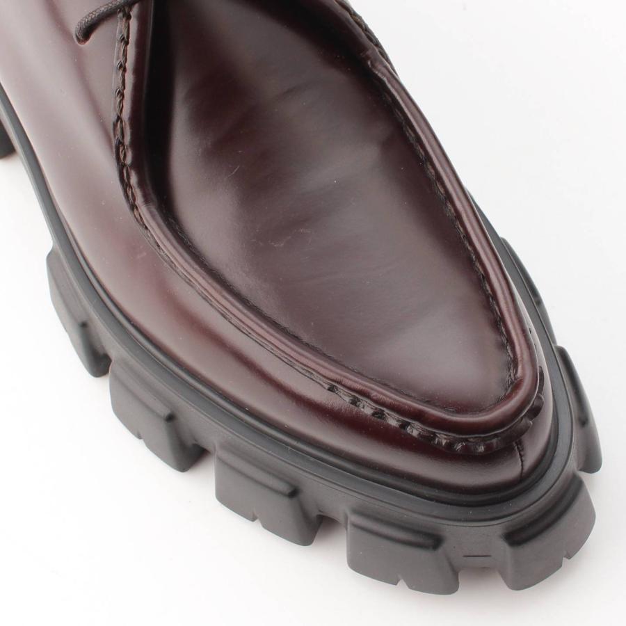 PRADA 【プラダ】Prada メンズ モノリス ブラッシュドレザー レース 