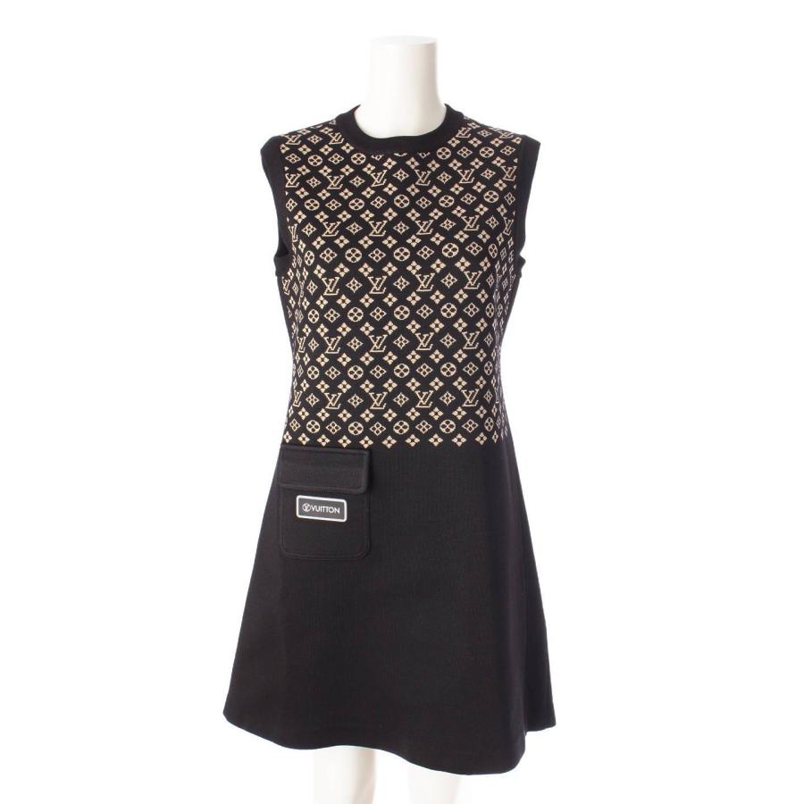 ルイヴィトン】Louis Vuitton モノグラム Aライン ノースリーブ ニット  