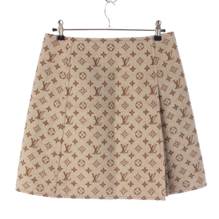 ルイヴィトン】Louis Vuitton 22SS モノグラム ロゴボタン ウール ミニ 