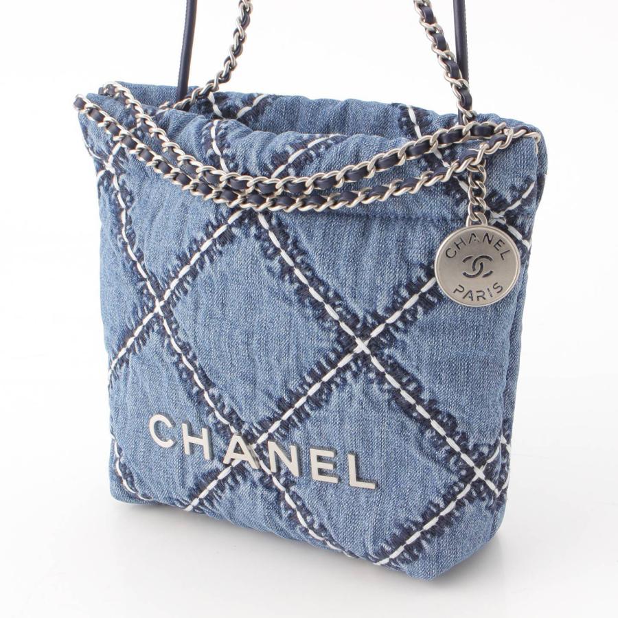 CHANEL 【シャネル】Chanel 24SS CHANEL22 ミニ デニム 2way チェーン  