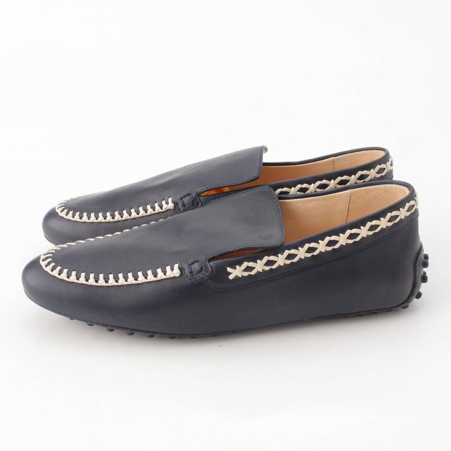 TOD'S 【トッズ】Tods マメクロゴウチ ロゴ レザー ドライビング TOD'S 【トッズ】Tods マメクロゴウチ ロゴ レザー ドライビング