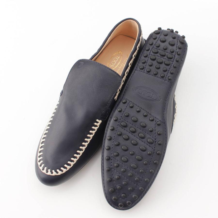 TOD'S 【トッズ】Tods マメクロゴウチ ロゴ レザー ドライビング TOD'S 【トッズ】Tods マメクロゴウチ ロゴ レザー ドライビング