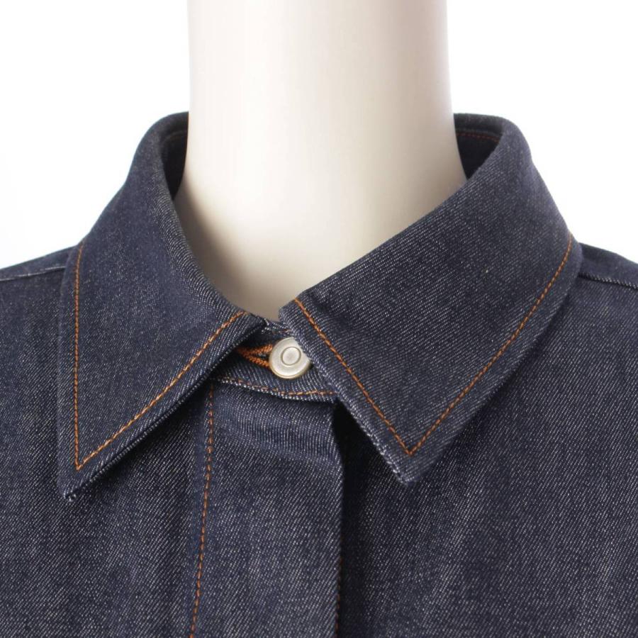 LOEWE ロエベ 24SS コットン アナグラム チェーン デニム シャツ LOEWE ロエベ 24SS コットン アナグラム チェーン デニム シャツ