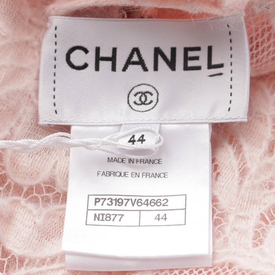 【シャネル】Chanel　22A ココボタン レース 4ポケット ドレス ワンピース P73197 ピンク 44 未使用【中古】【正規品保証】205757｜retrojp｜08