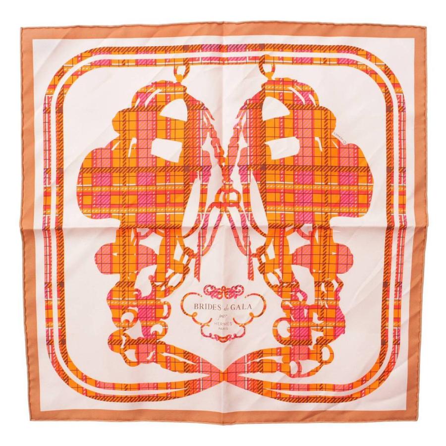 HERMES 【エルメス】Hermes カレ45 BRIDES DE GALA TARTAN タータン 