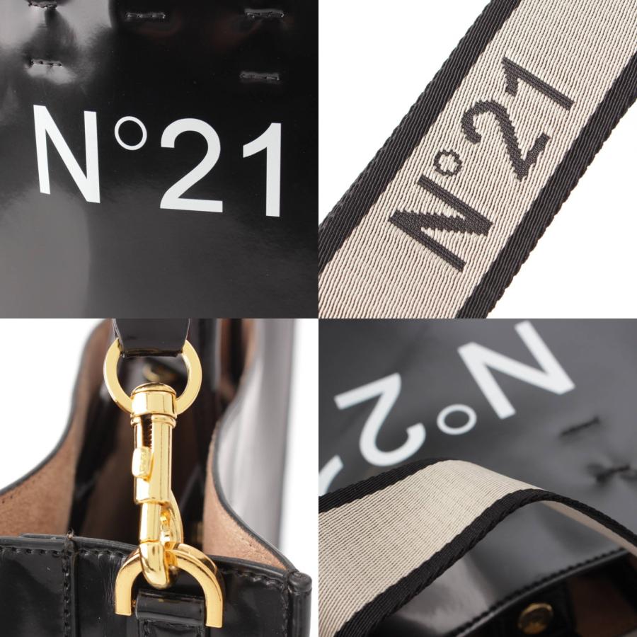 N°21 【ヌメロ ヴェントゥーノ】N21 エナメル ロゴ ショッパー N°21 【ヌメロ ヴェントゥーノ】N21 エナメル ロゴ ショッパー