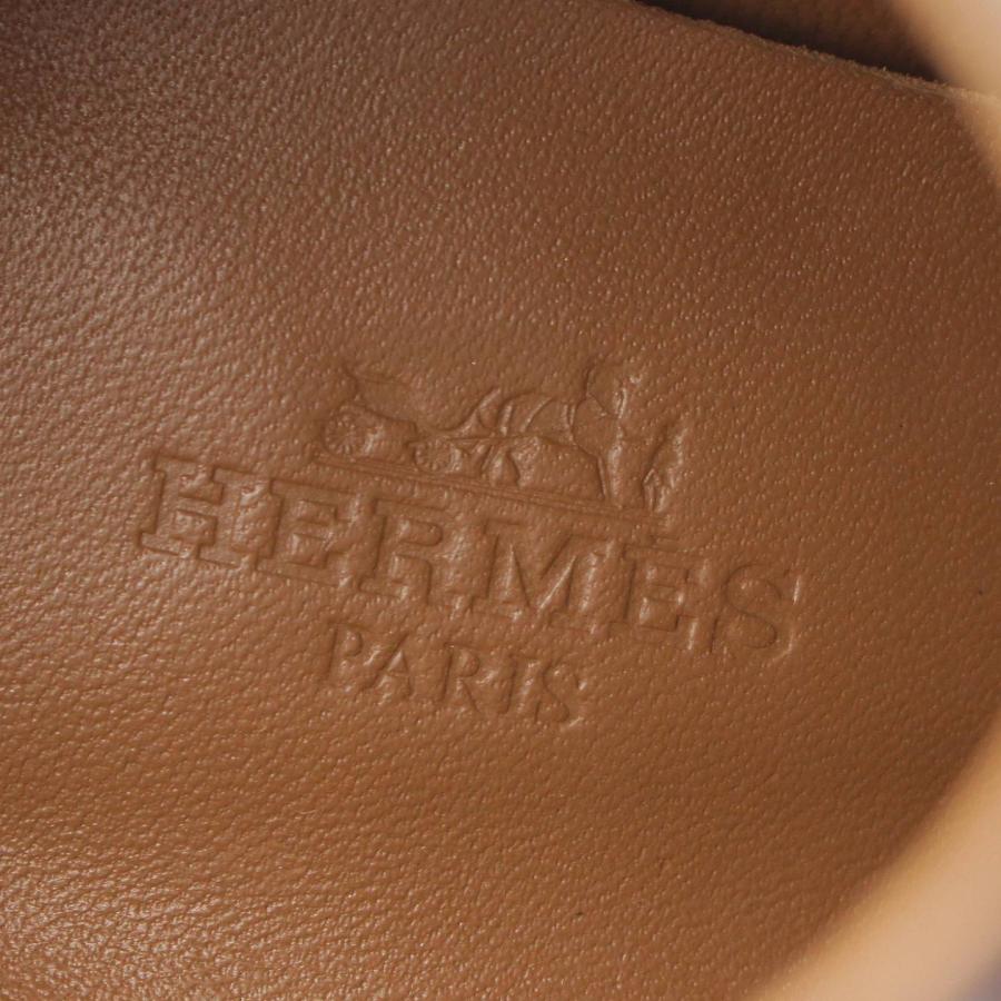 【エルメス】Hermes　バックジップ レザー チャンキーヒール アンクル ショートブーツ ブラック 36 1/2 未使用【中古】207145｜retrojp｜07