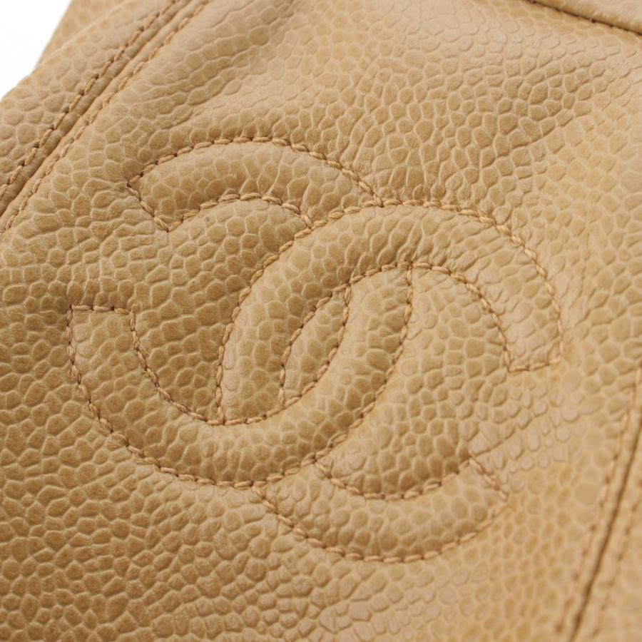 CHANEL 【シャネル】Chanel 4番台 ココマーク キャビアスキン がま口 