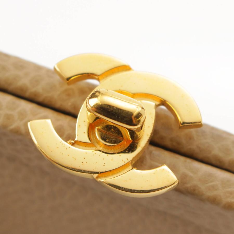 CHANEL 【シャネル】Chanel 4番台 ココマーク キャビアスキン がま口 