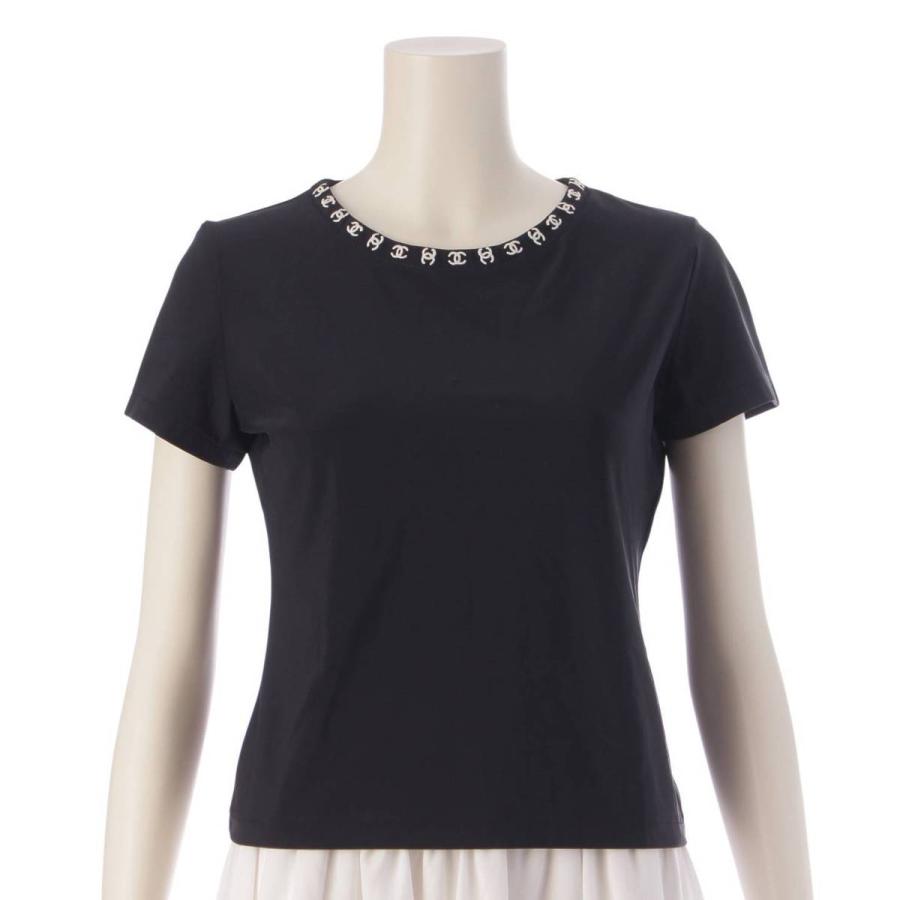 CHANEL（シャネル） 97C ココマーク マイヨ素材 ナイロン 半袖 