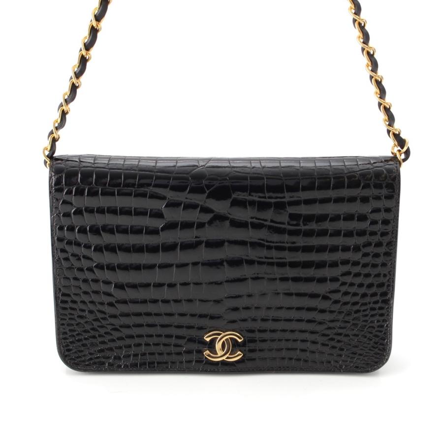 CHANEL（シャネル） クロコダイル プッシュロック ココマーク フル