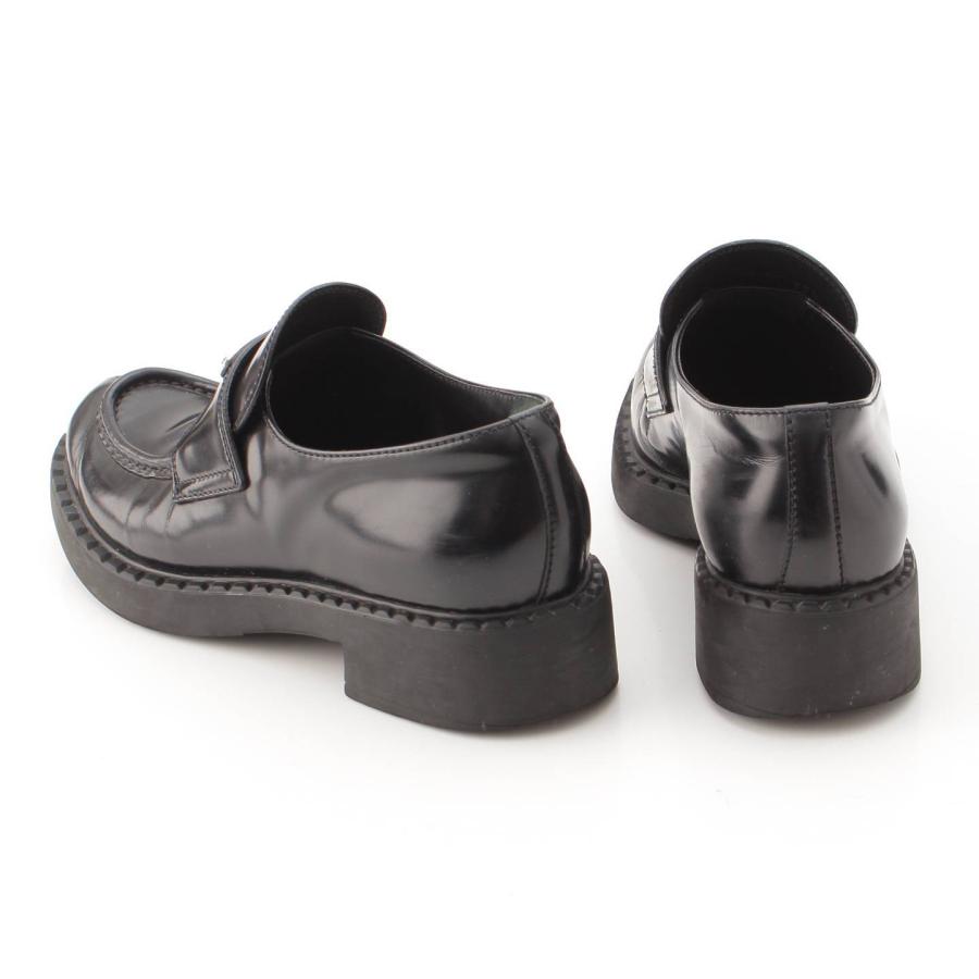 PRADA 【プラダ】Prada モノリス ブラッシュドレザー ローファー PRADA 【プラダ】Prada モノリス ブラッシュドレザー ローファー