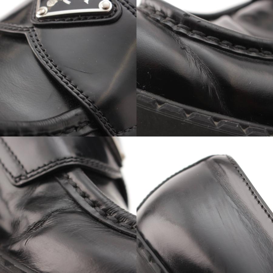 PRADA 【プラダ】Prada モノリス ブラッシュドレザー ローファー PRADA 【プラダ】Prada モノリス ブラッシュドレザー ローファー