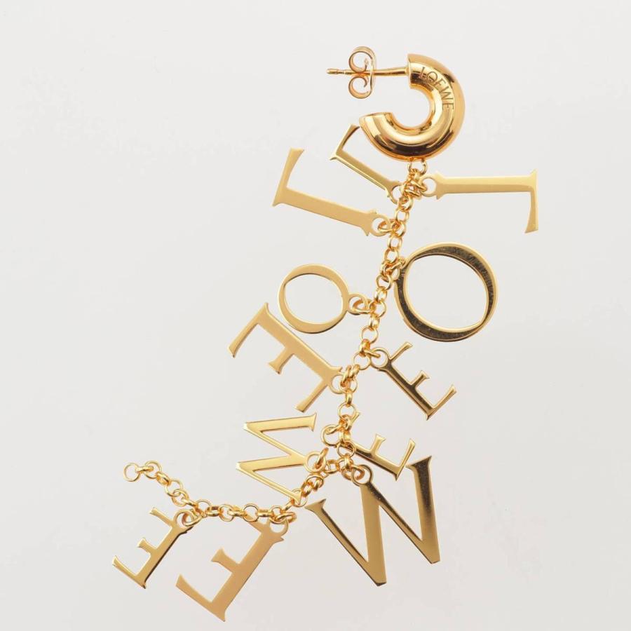 LOEWE 【ロエベ】Loewe レタリング ロゴ チェーン チャーム AG925  