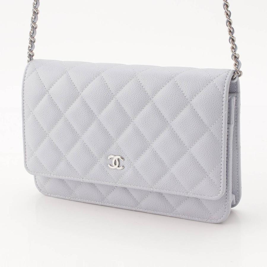 CHANEL 【シャネル】Chanel マトラッセ キャビアスキン チェーン 