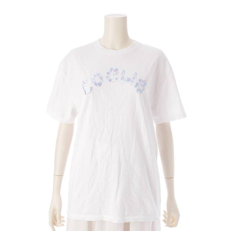 ロエベ】Loewe 23SS バブル アーチロゴ 刺繍 半袖Tシャツ 
