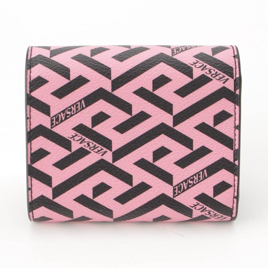 ヴェルサーチ】Versace ラ グレカ シグネチャー La Greca 三つ折り財布  