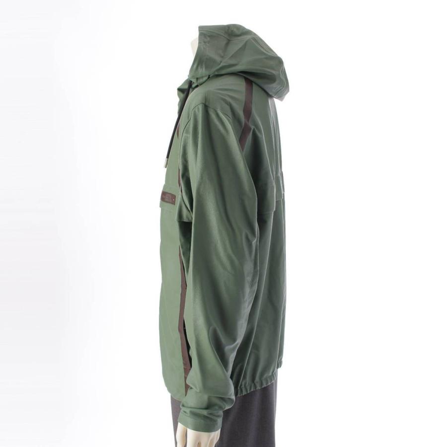 Berluti 【ベルルッティ】Berluti メンズ ロゴ レザー フード ブルゾン 