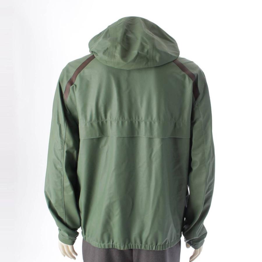 Berluti 【ベルルッティ】Berluti メンズ ロゴ レザー フード ブルゾン 