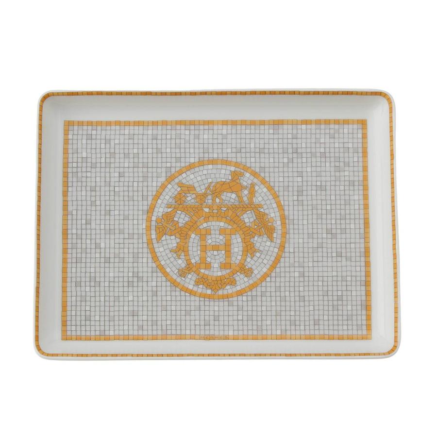 HERMES 【エルメス】Hermes スクエア モザイク トレーPM 陶器 皿 