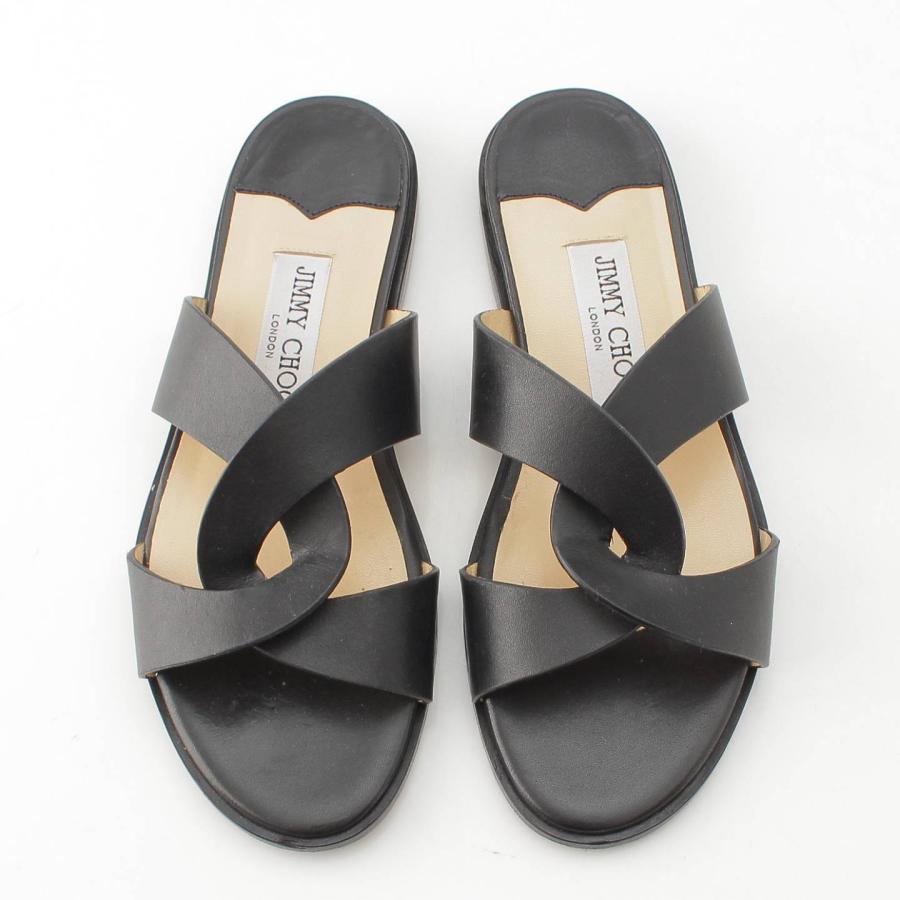 正規品】Jimmy Choo 黒サンダル