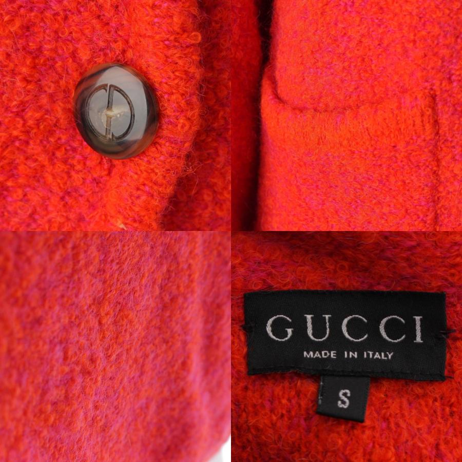 GUCCI 【グッチ】Gucci トムフォード期 GGボタン アルパカ ウール 