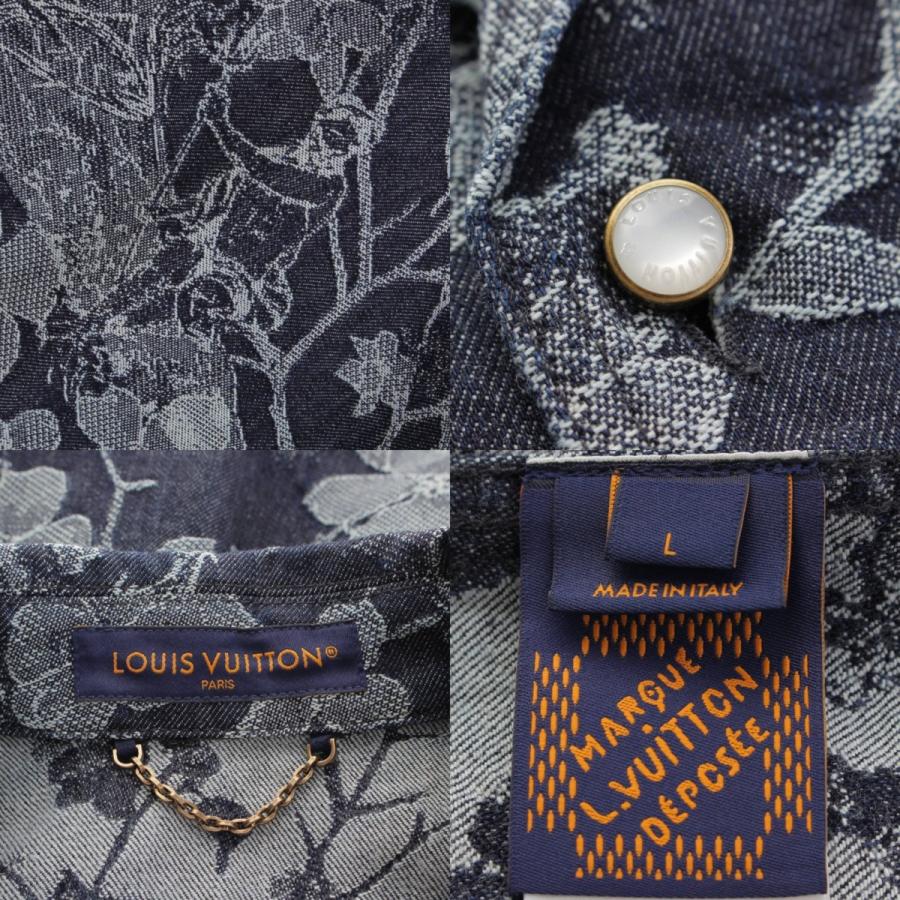 LOUIS VUITTON（ルイ・ヴィトン） 24年 デニム ロゴ フラワー オープン
