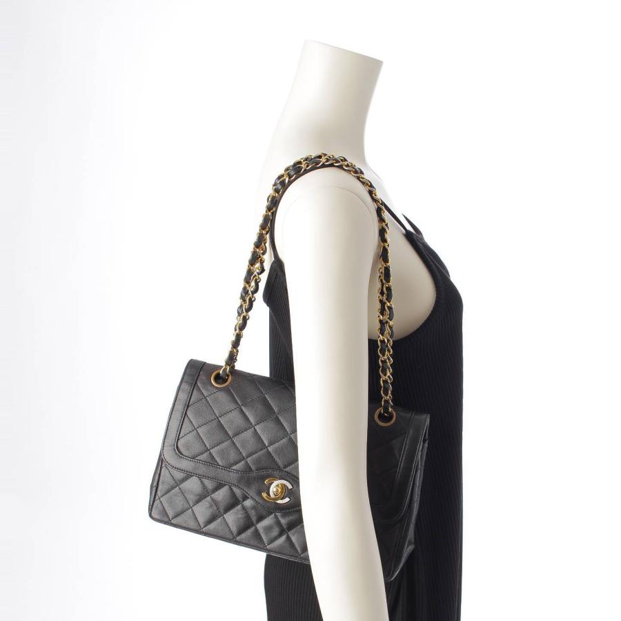 CHANEL 【シャネル】Chanel パリ限定 マトラッセ ラムスキン チェーン 