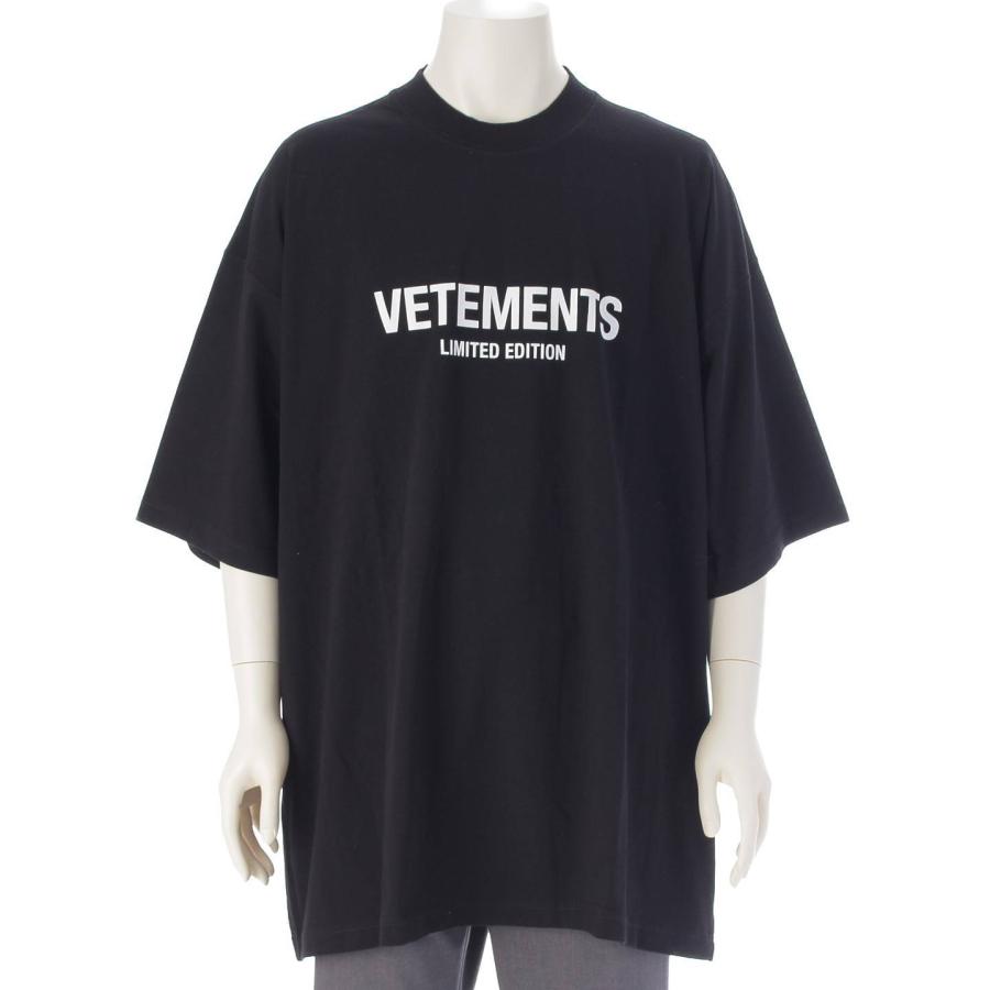 VETEMENTS LIMITED EDITIONオーバーサイズTシャツブラック