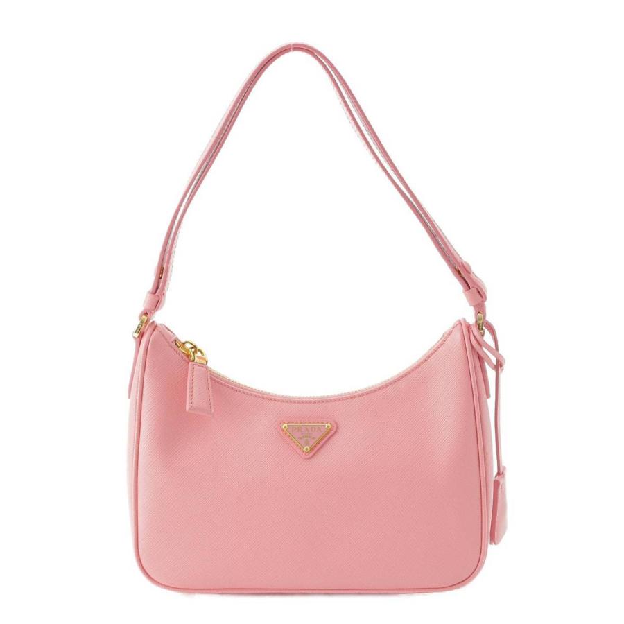 プラダ】Prada トライアングルロゴ サフィアーノレザー ミニ ワン 