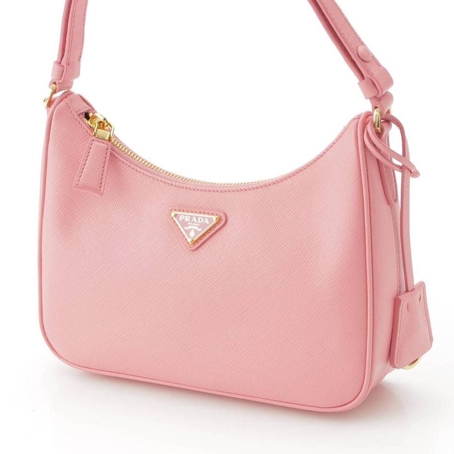 PRADA 【プラダ】Prada トライアングルロゴ サフィアーノレザー ミニ 